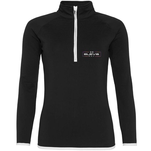 Girlie Half Zip Sweat Top Thumbnail